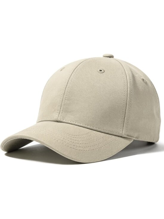 Unisex Beige 1 Adjustable Low Profile Base Ball Cap Vintage Hat for Daily Use main image 4